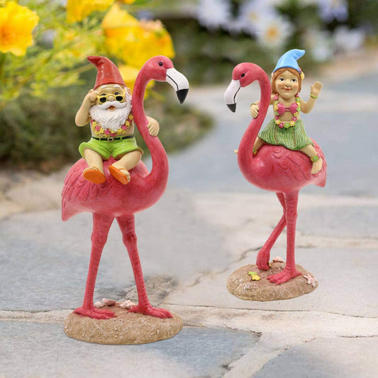 Flamingo Gnome // Set of 2