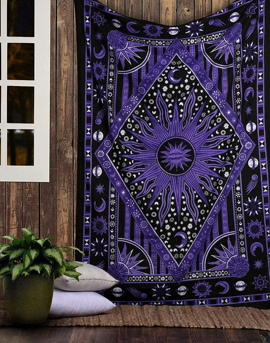 Purple Indie Tapestry