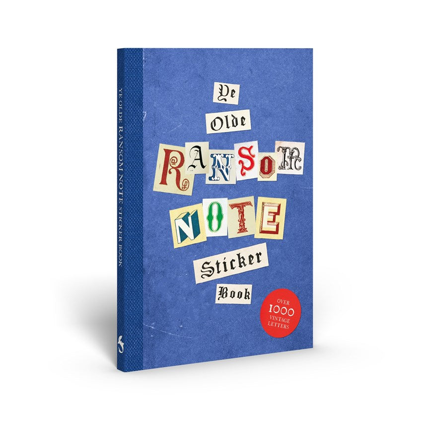 Ransom Letter Sticker Book – Vintage Alphabet for Junk Journaling & Collage