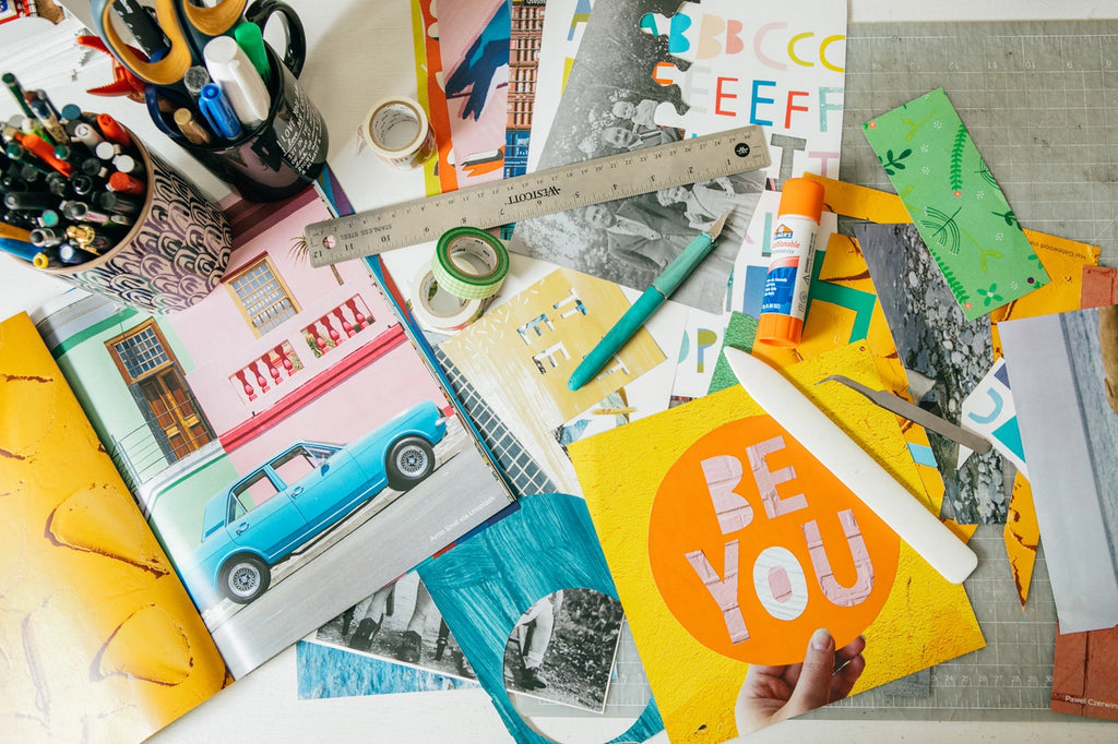 Collage Kit Magazine - Volume 1 - Mixed Media Art Kit for Junk Journaling