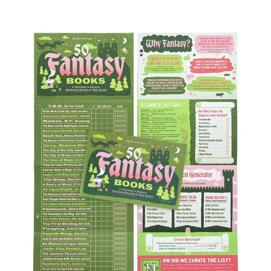 50 Fantasy Books: A Checklist To Explore Realms & Quests