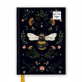 Jade Mosinski Bee Dot Grid Journal – Luxury Bullet Journal with Magnetic Closure (Flame Tree)